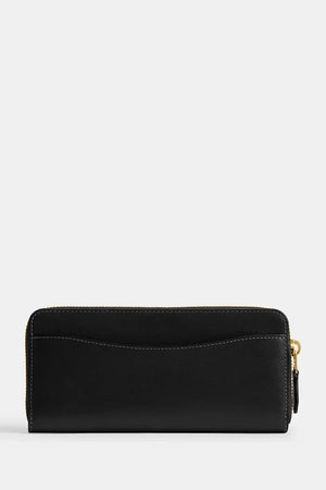 Cartera de cuero Coach Accordion Zip para mujer