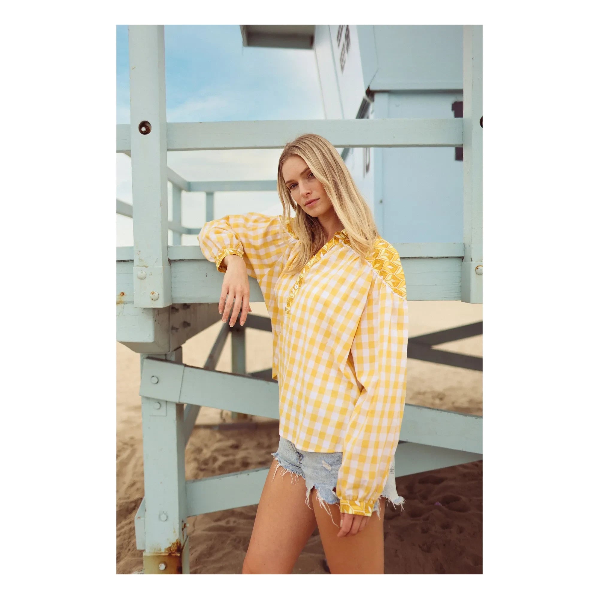 Paolina - Blusa Emilie atemporal | Amarilla