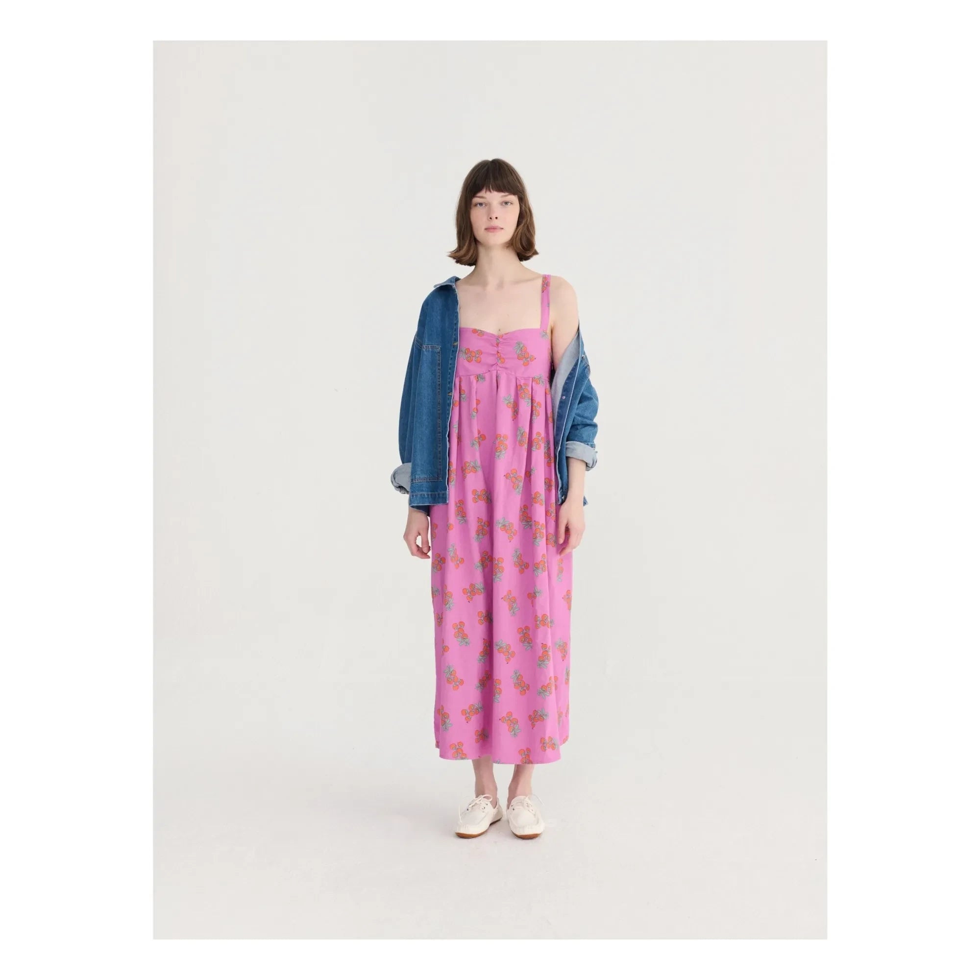 Bobo Choses - Vestido de algodón orgánico Juicy Tomatoes | Morado