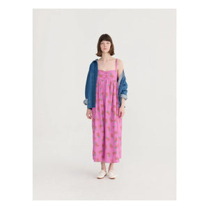 Bobo Choses - Vestido de algodón orgánico Juicy Tomatoes | Morado