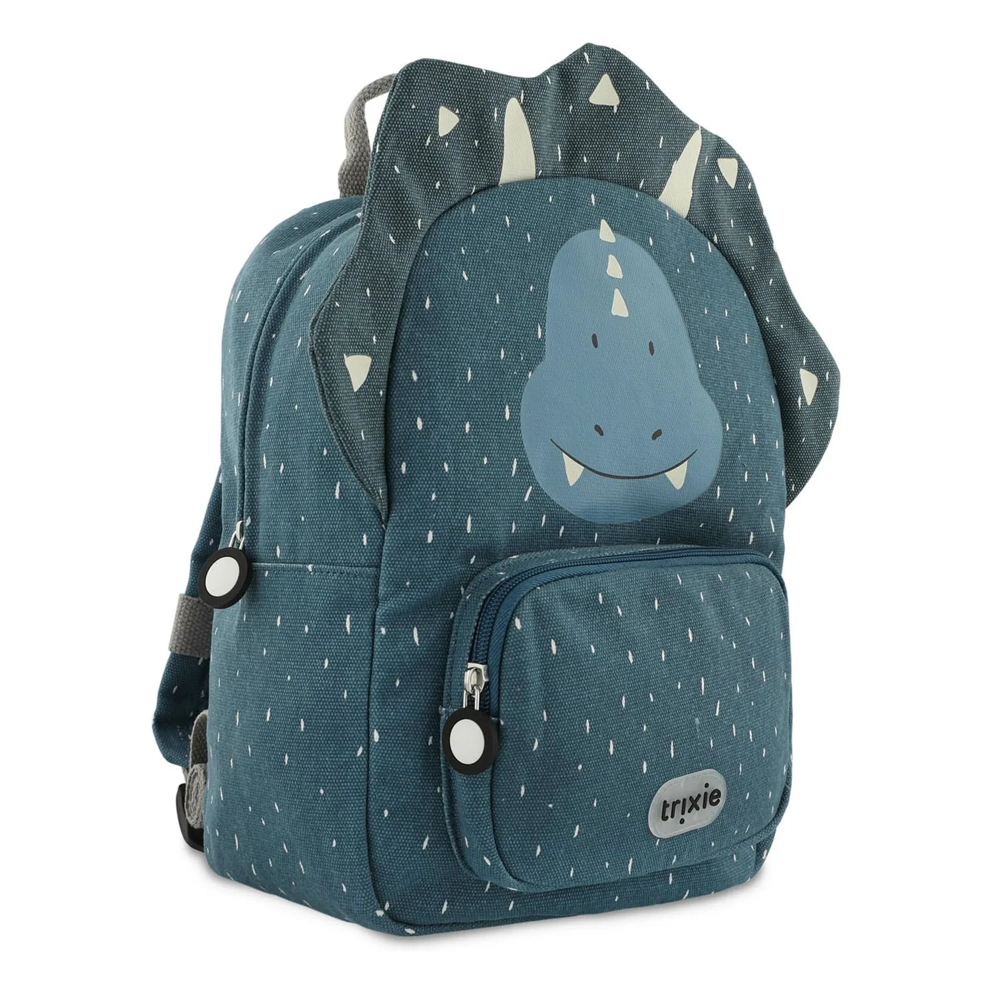 Trixie - Mochila Mr. Triceratops | Gris azulado