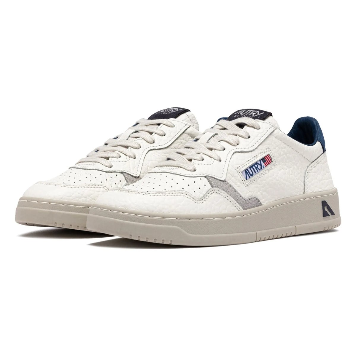 Autry - Zapatillas bajas de piel texturizada y ante Medalist | Azul