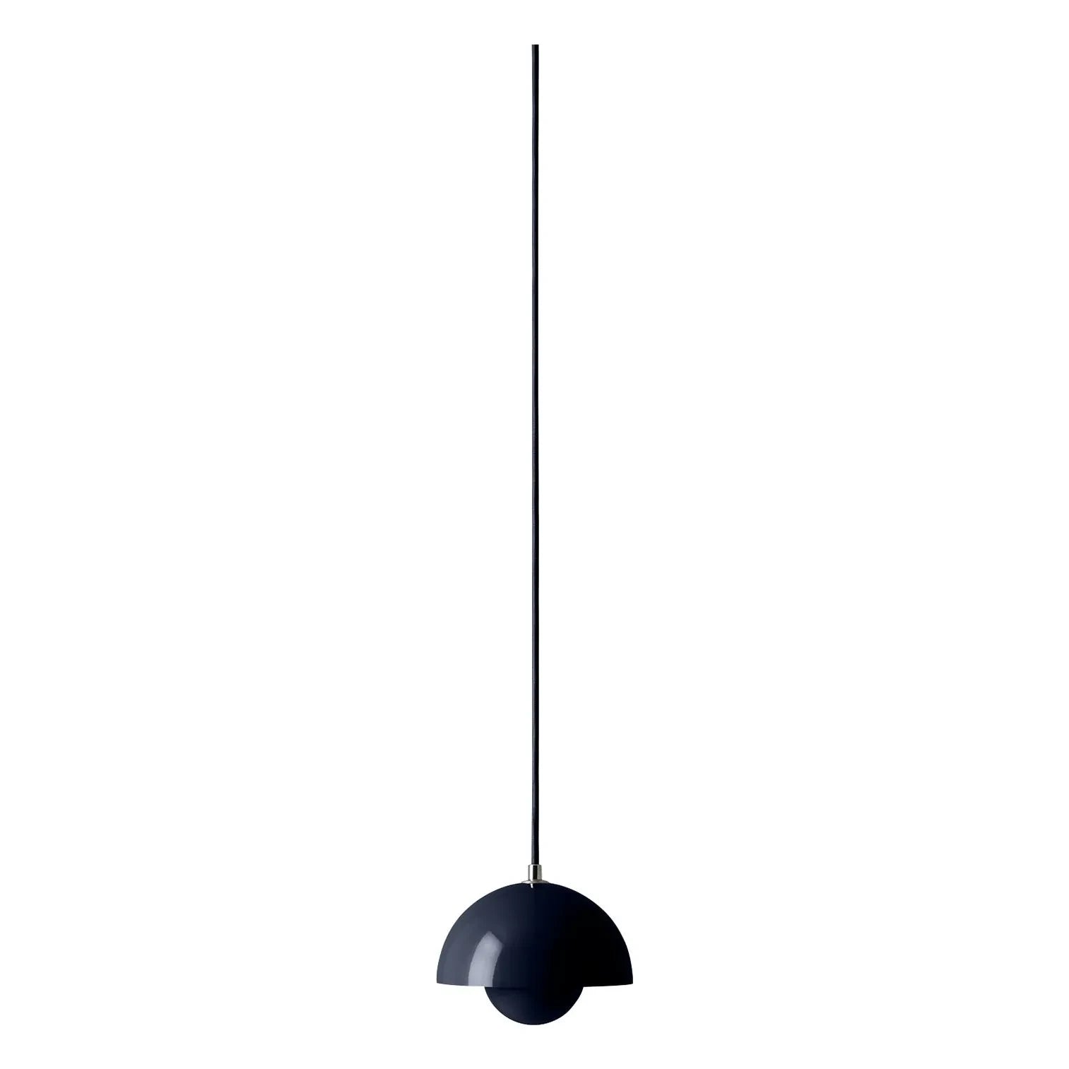 & Tradition - Lámpara colgante Flowerpot VP10, Verner Panton | Azul Oscuro