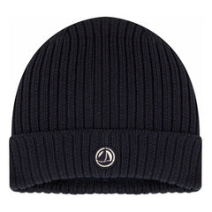 Petit Bateau - Gorro de punto con logo | Azul marino