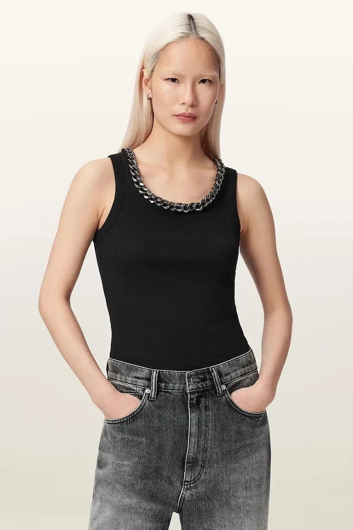 Top de algodón Lucy para mujer de AllSaints
