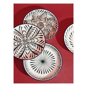 Serax - Platos de cena Baazar, Waww La Table - Juego de 4 | Verde