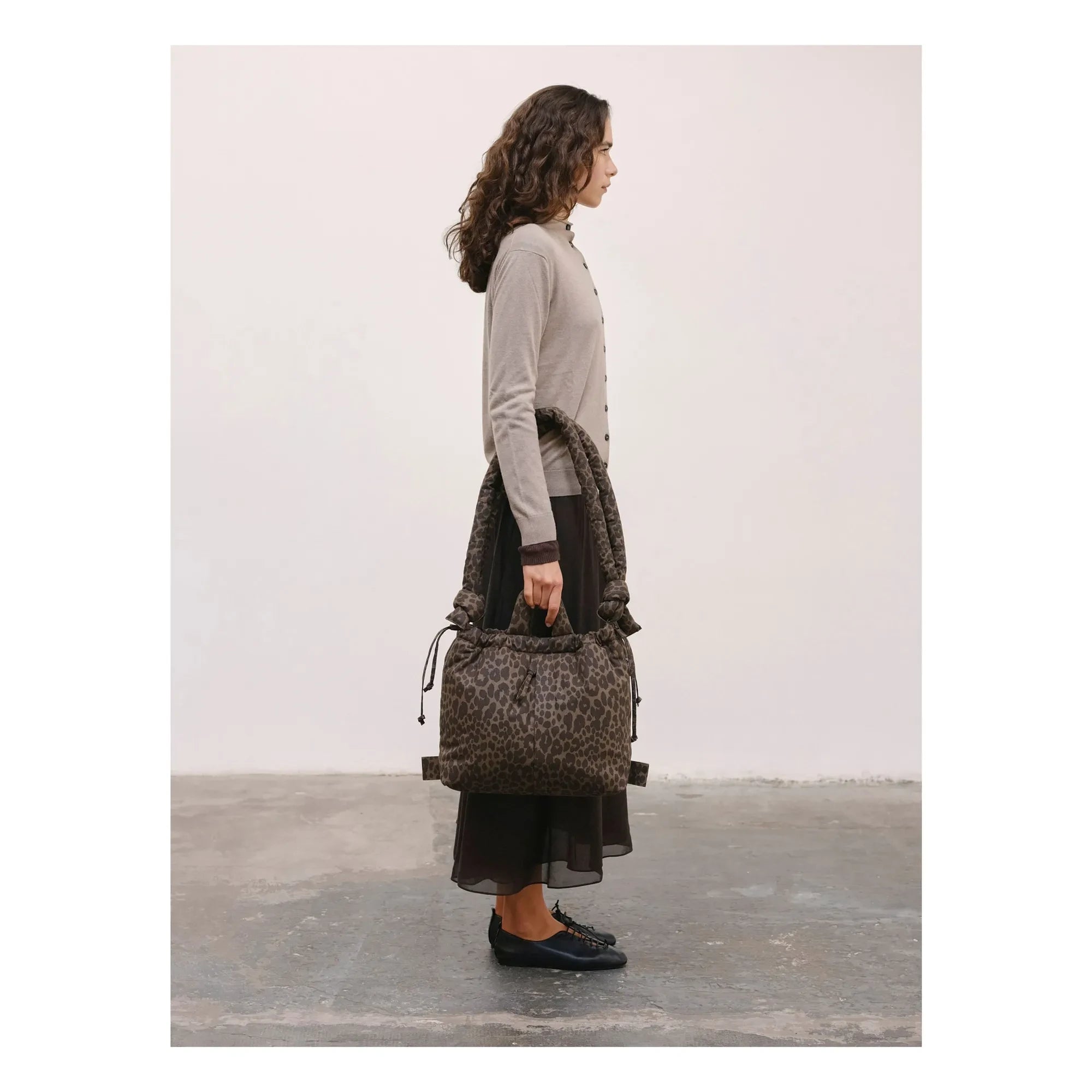 Bolso Olend - Ona Soft Leopardo | Marrón