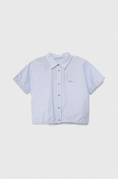 Camisa de algodón para niños Pepe Jeans OLYMPIA