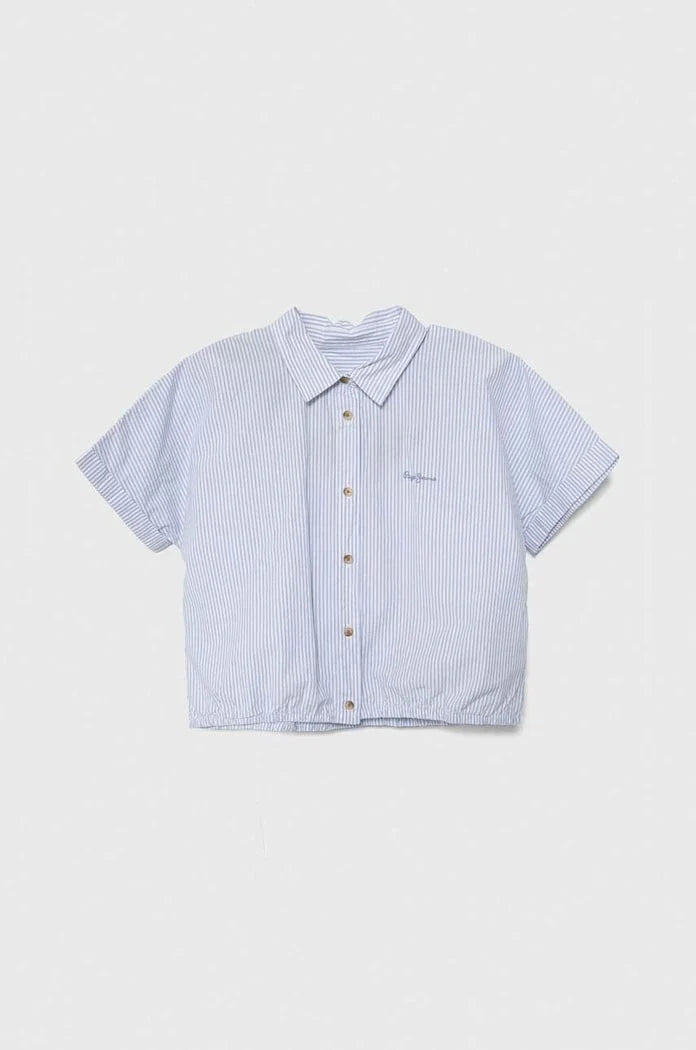 Camisa de algodón para niños Pepe Jeans OLYMPIA
