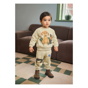 Molo - Jogger Simeon Dog Play algodón orgánico | Crudo