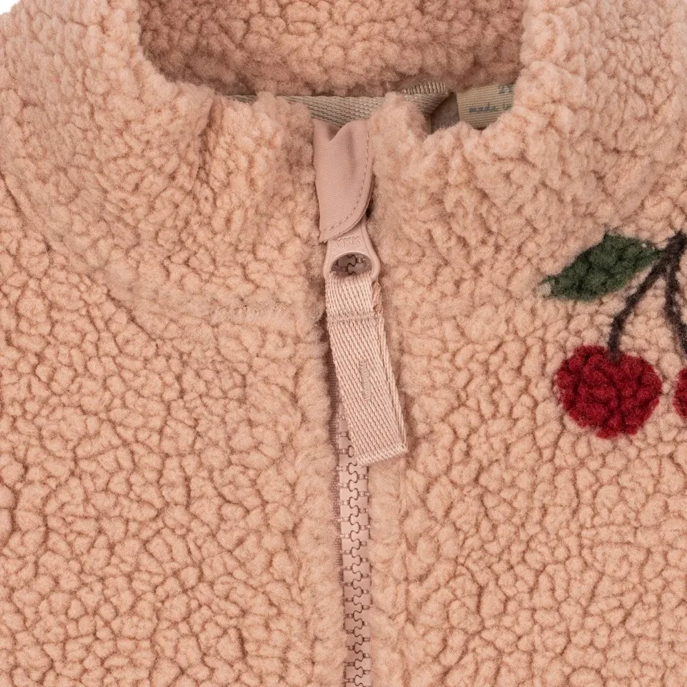 Konges Sløjd - Jody Cerises Geri Dönüştürülmüş Elyaf Sherpa Ceket | Pembe