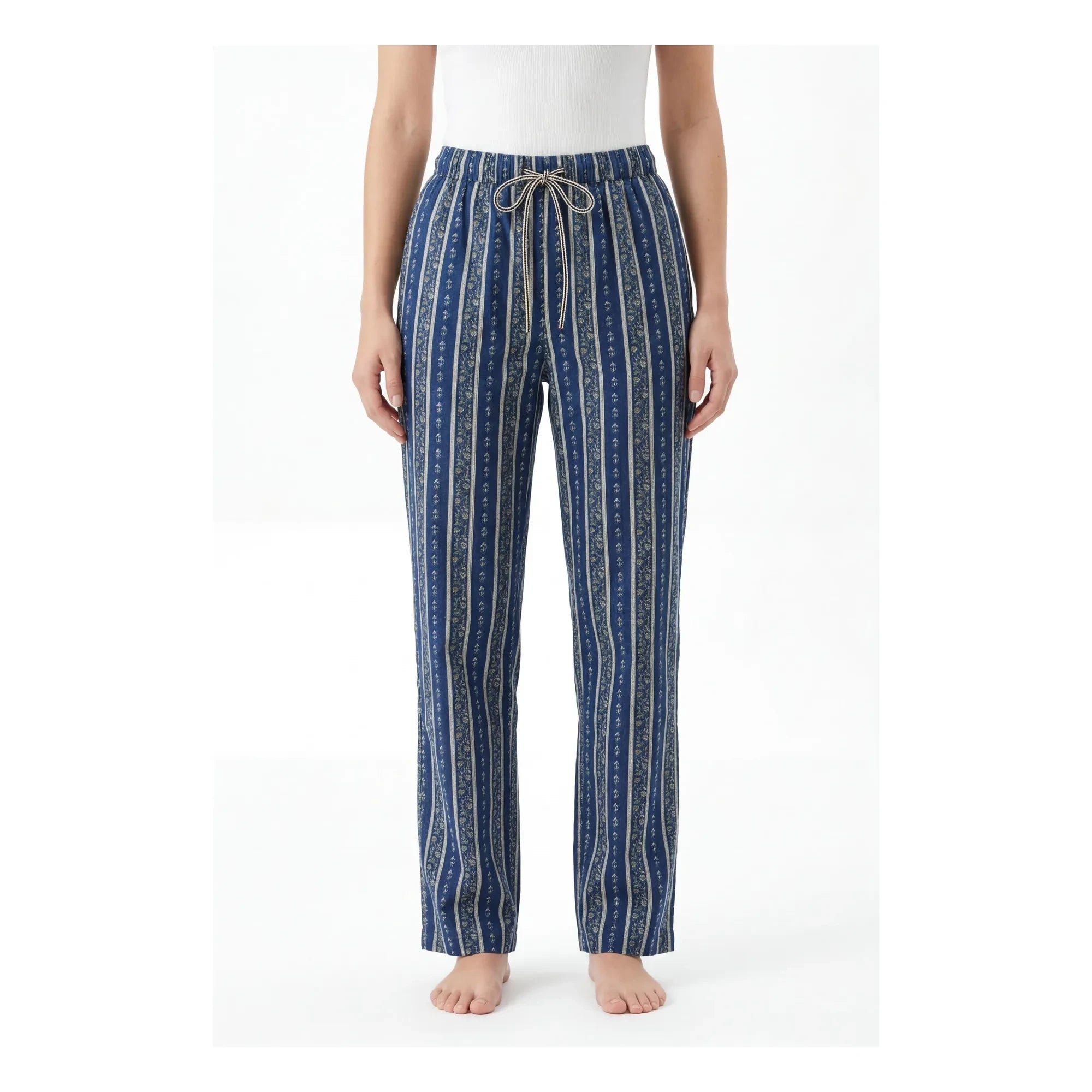 Hod - Pantalón de algodón Poppy | Azul noche