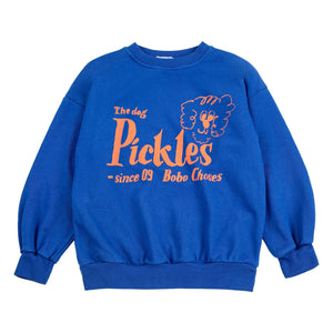 Bobo Choses - Sudadera de algodón orgánico The Dog Pickles | Azul real
