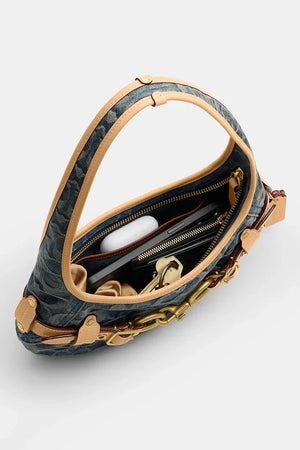 Bolso hobo para mujer Coach Belted Ergo Shoulder Bag 26 de denim