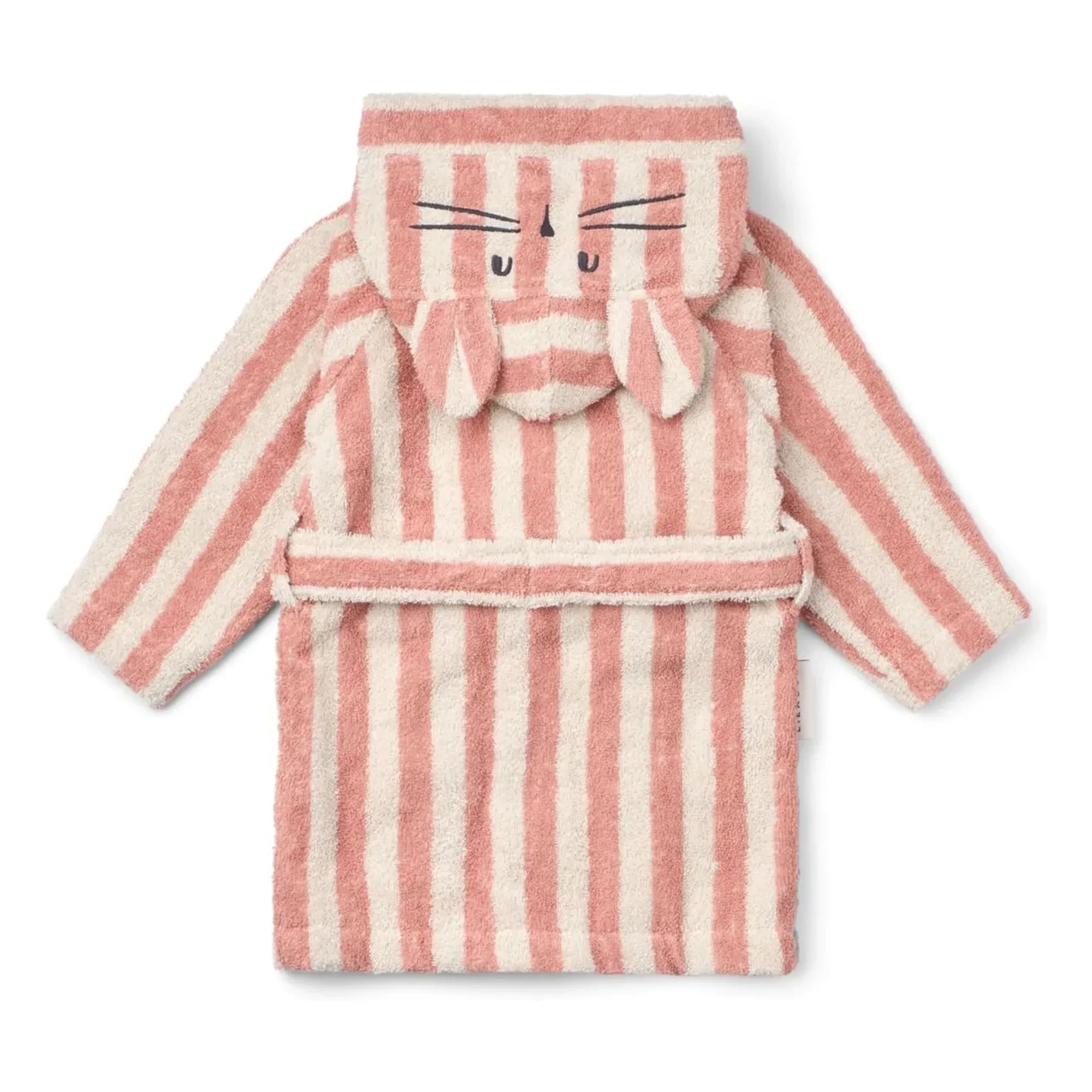 Liewood - Albornoz Lily | Coral rosa/crema