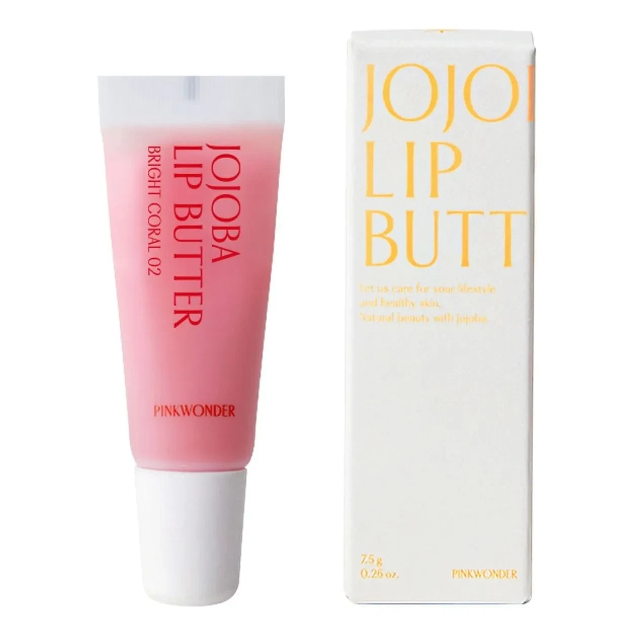 PINKWONDER - Bálsamo labial de jojoba | Coral brillante