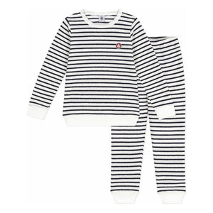 Petit Bateau - Pijama Sailor Havlu de modal | Azul marino