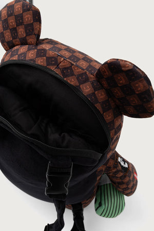 Sprayground - Mochila de tiburones marrón en París 910B9308NSZ