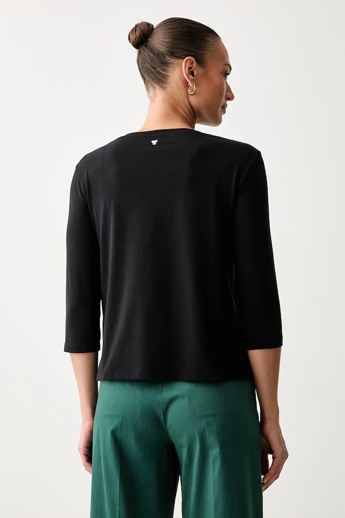 Blusa de manga larga para mujer Weekend Max Mara, algodón y elastano WKDMULTIA