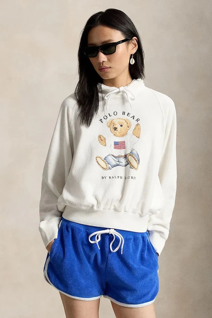 Sudadera Polo Ralph Lauren de algodón con capucha para mujer