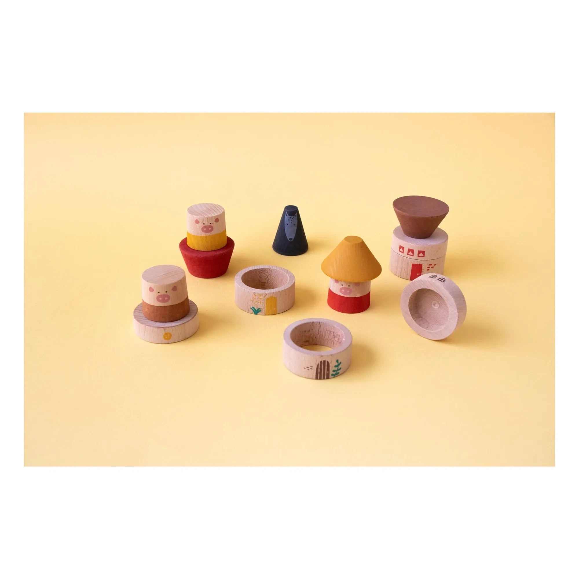 Londji - My Three Little Pigs ahşap oyuncaklar