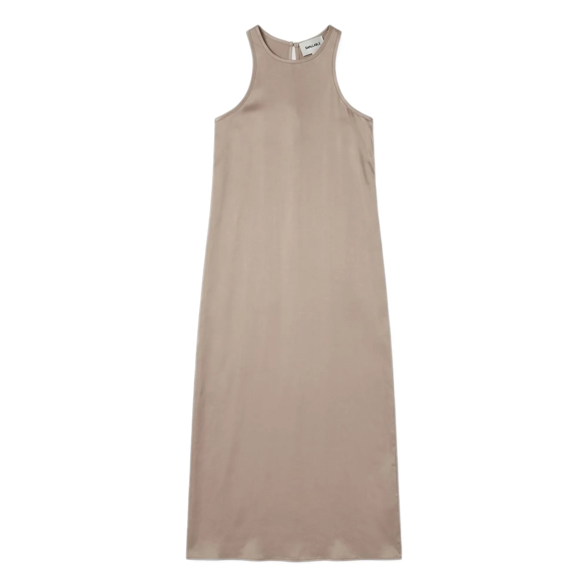 Smallable Woman - Vestido de satén Zelie | Rosa beis