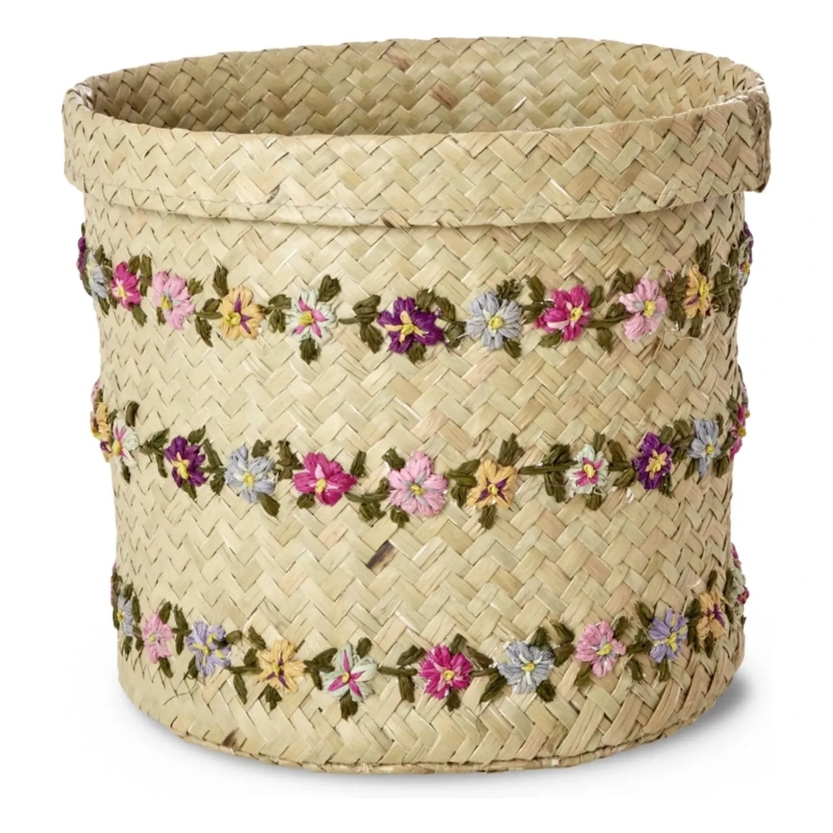 Rice - Cesta de rafia Flowers