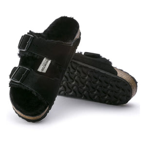 BIRKENSTOCK - Sandalias Arizona Shearling - Colección para adultos | Negro