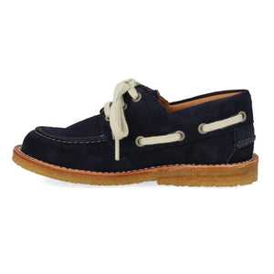 Angulus - Zapatos náuticos Dock Daim | Azul marino