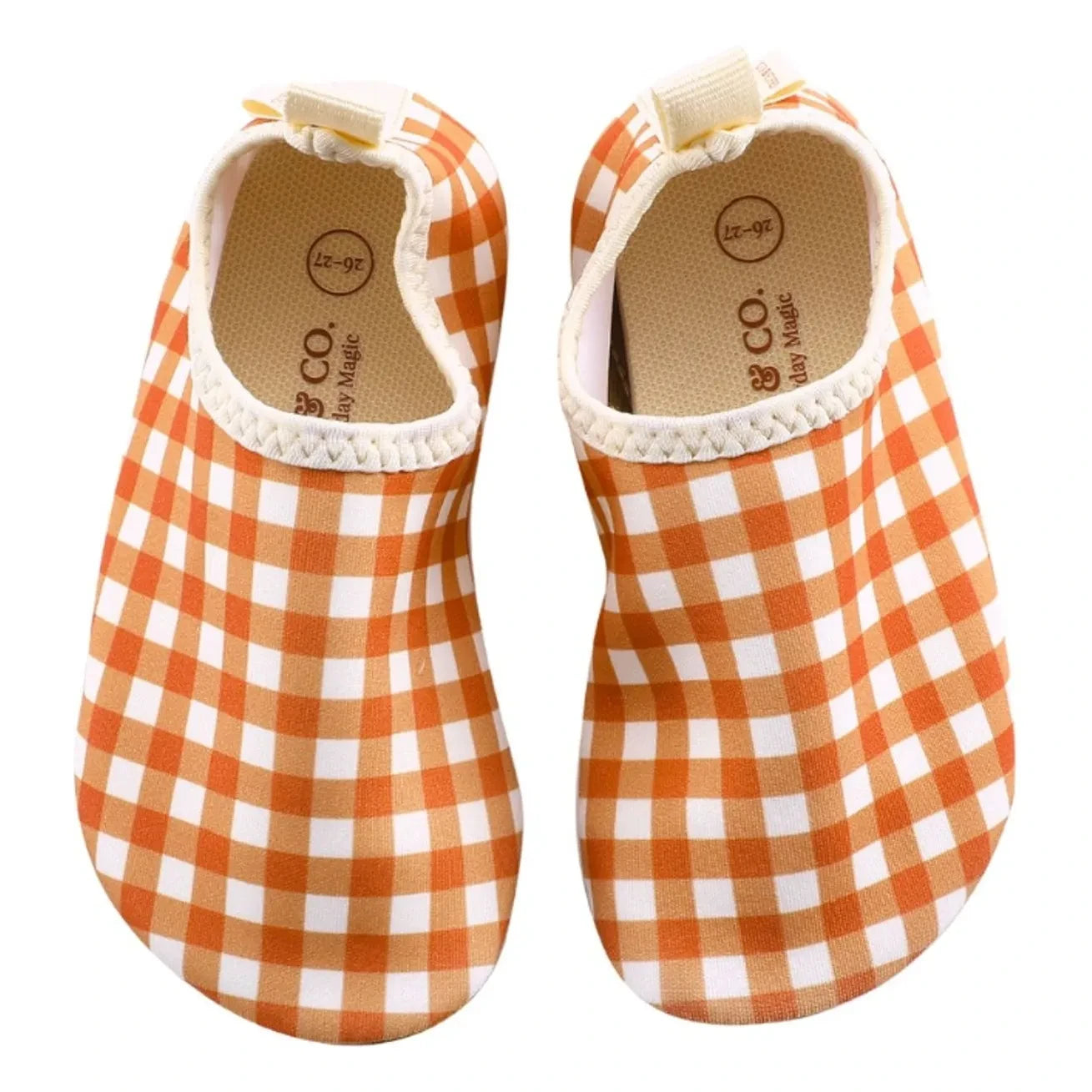 Grech & Co - Zapatos de agua Vichy | Ocre