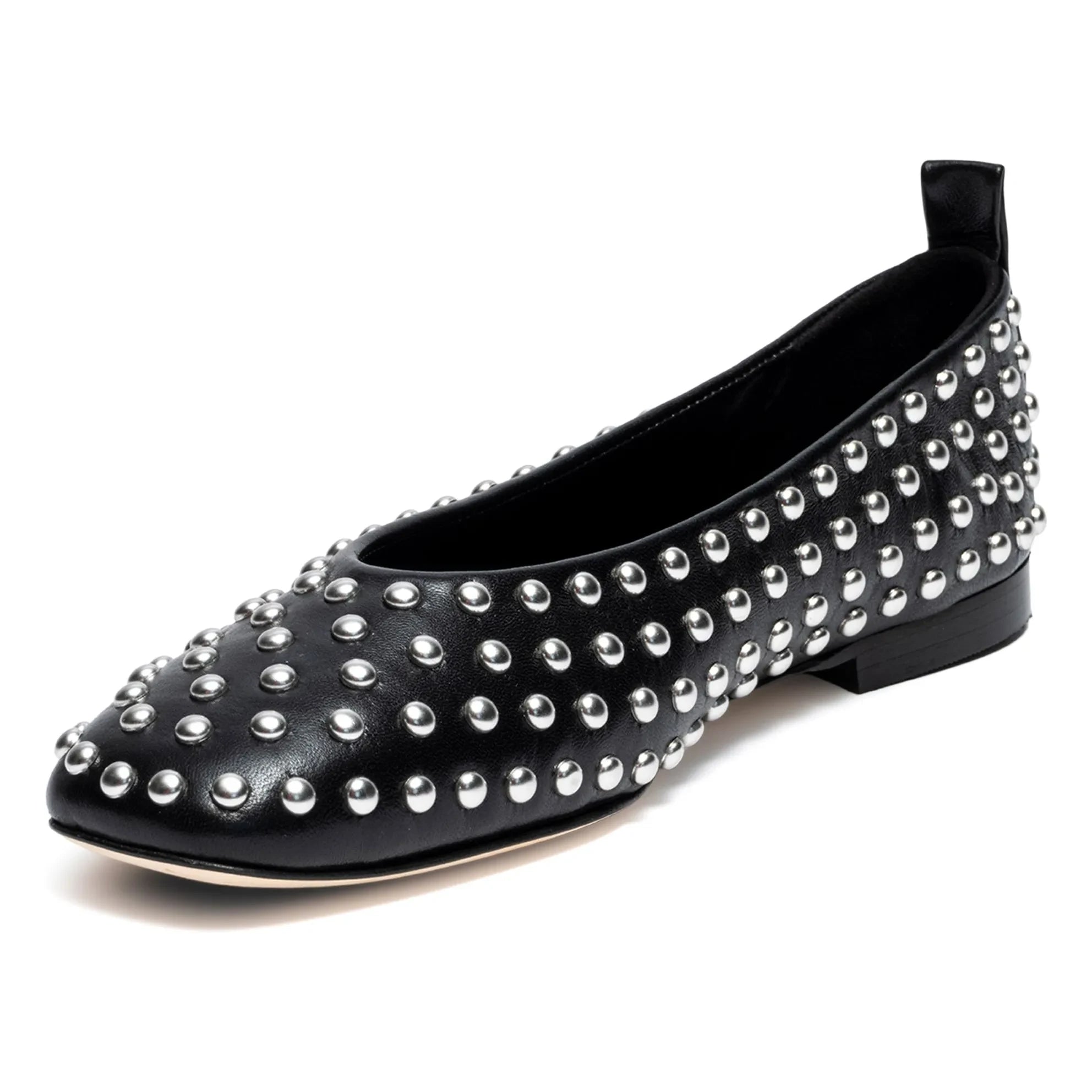 Odare - Bailarinas de piel napa Alba | Negro