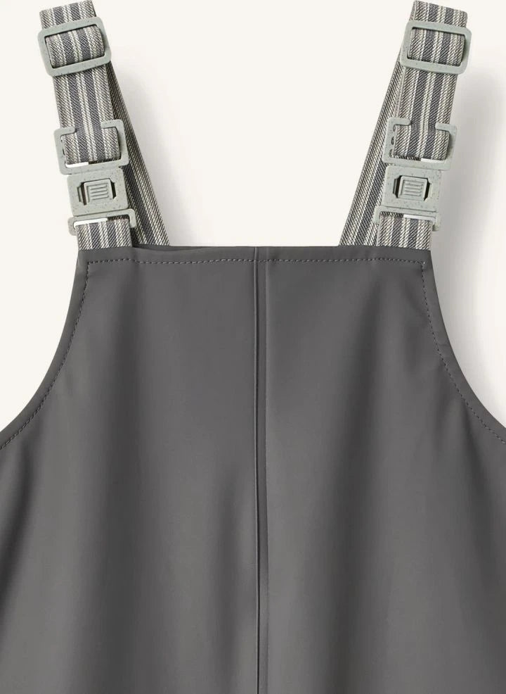 Wheat - Pantalón de lluvia impermeable Charlo, fabricado con fibras recicladas | Gris azulado