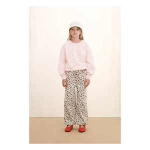 Tinycottons - Sudadera de Flores Algodón Orgánico | Rosa Palo