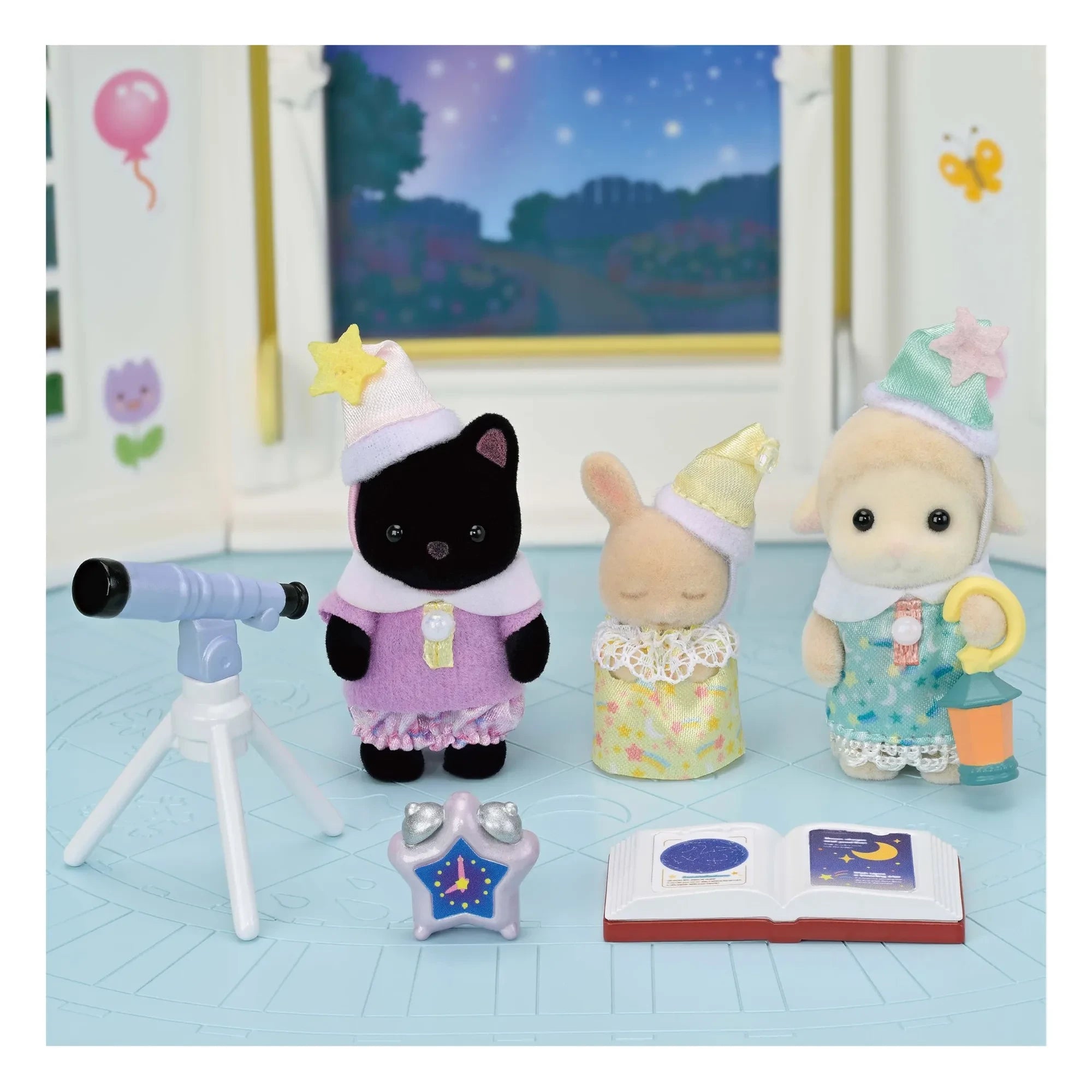 Sylvanian Families - Trío de pijamada de bebés