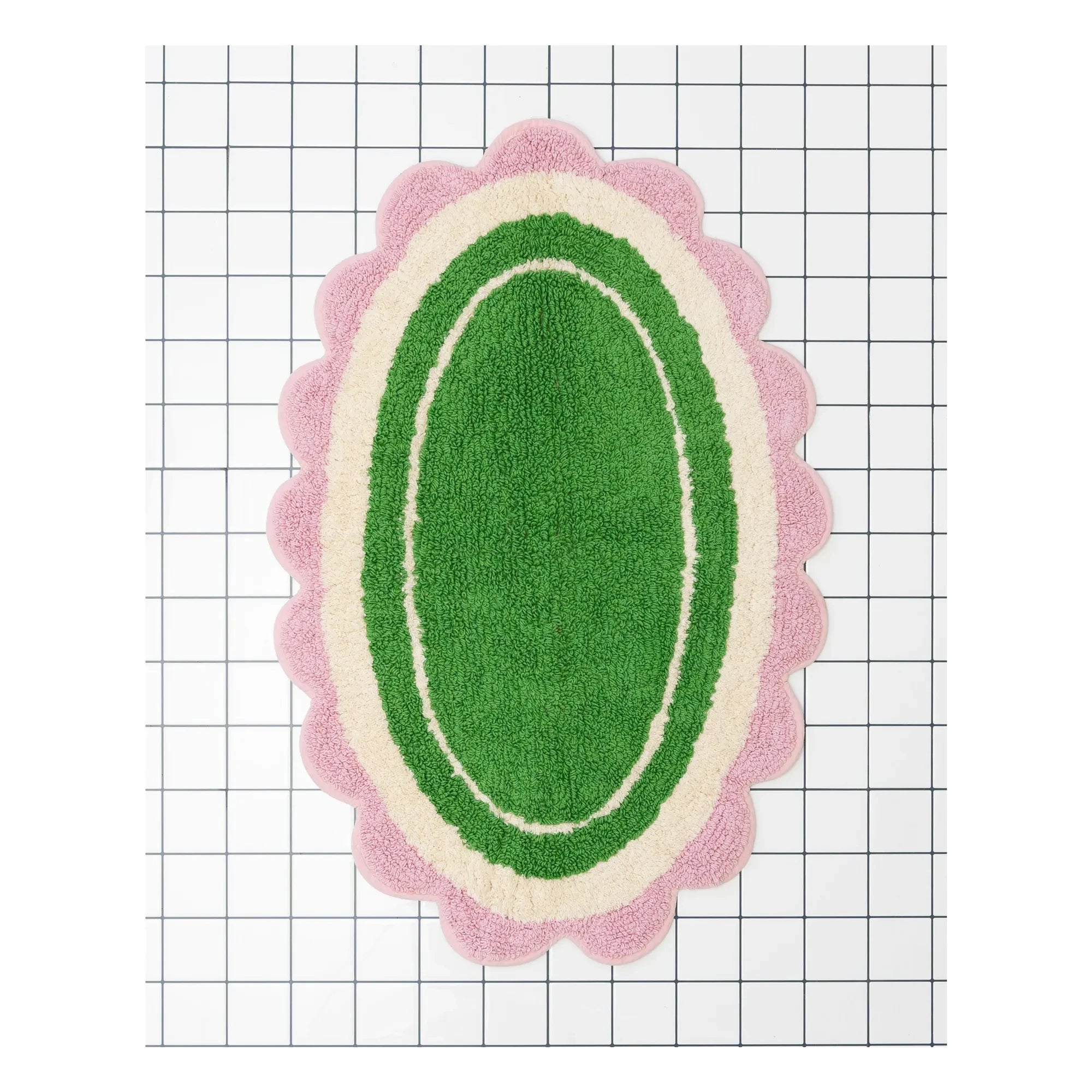 Tarta Gelatina - Alfombrilla de baño Carmen | Verde