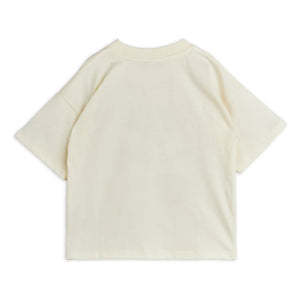 Mini Rodini - Camiseta de algodón orgánico Doggies | Blanca