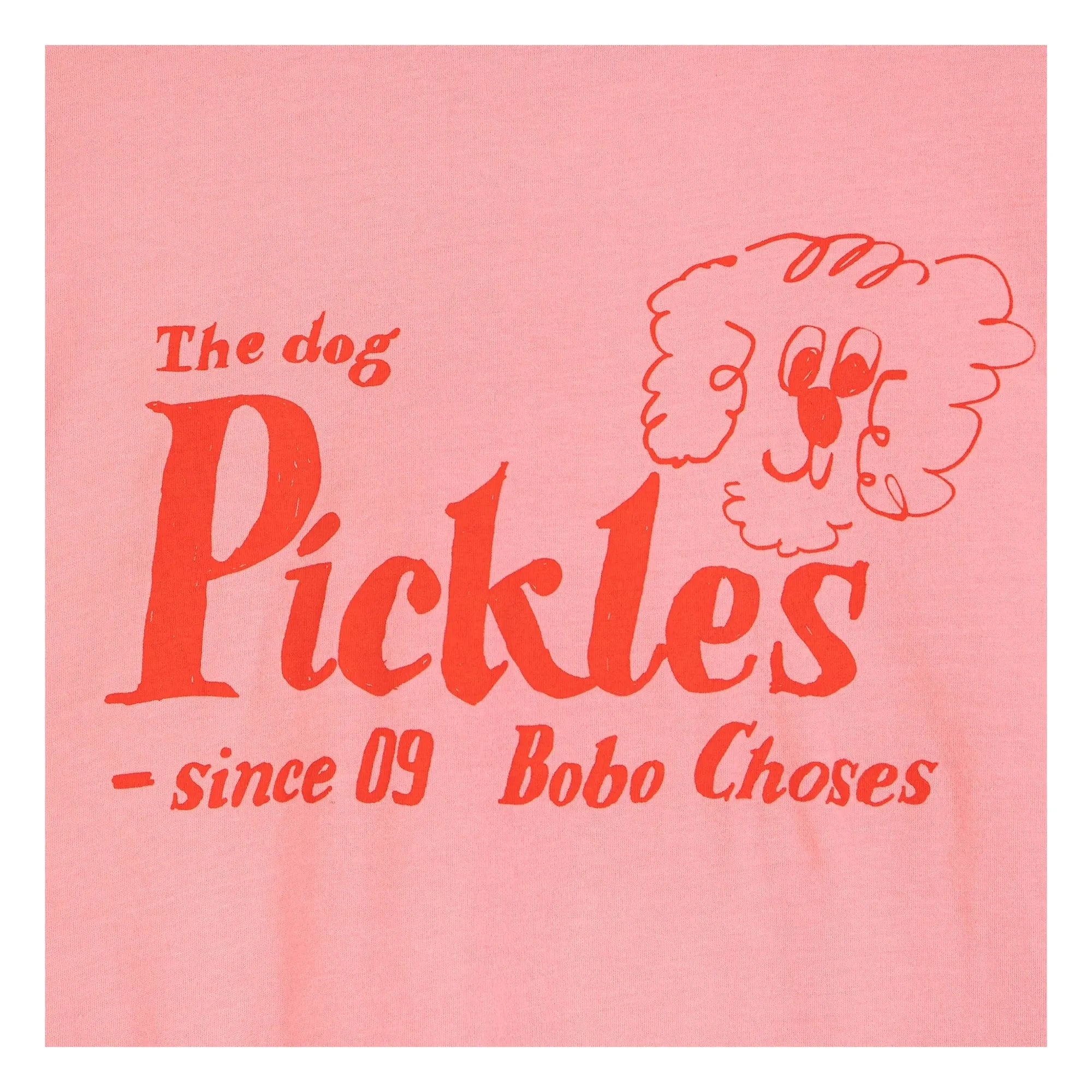 Bobo Choses - La camiseta de algodón orgánico Dog Pickles | Rosa