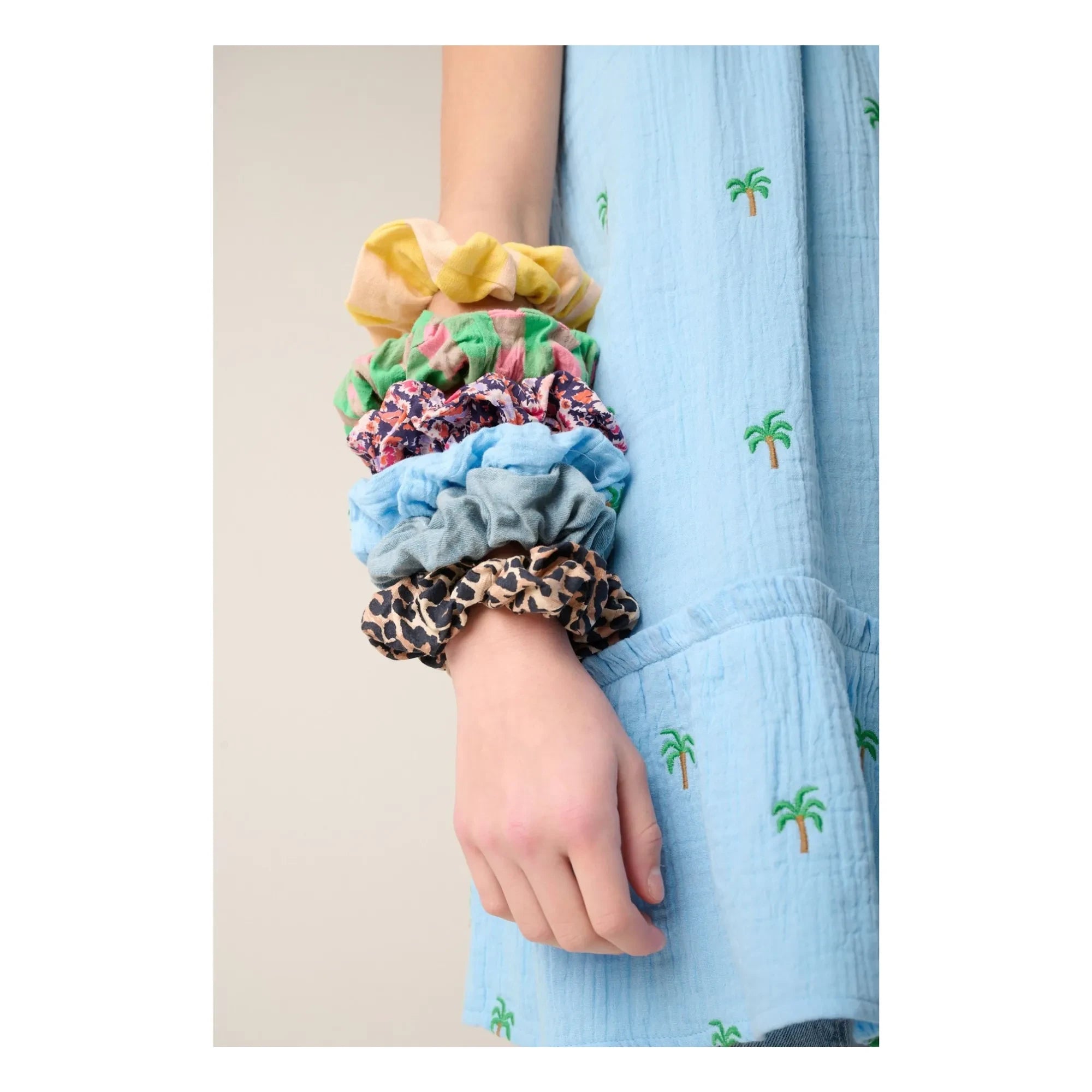 Tumble N'Dry - Set de 3 pinzas de leopardo | Azul