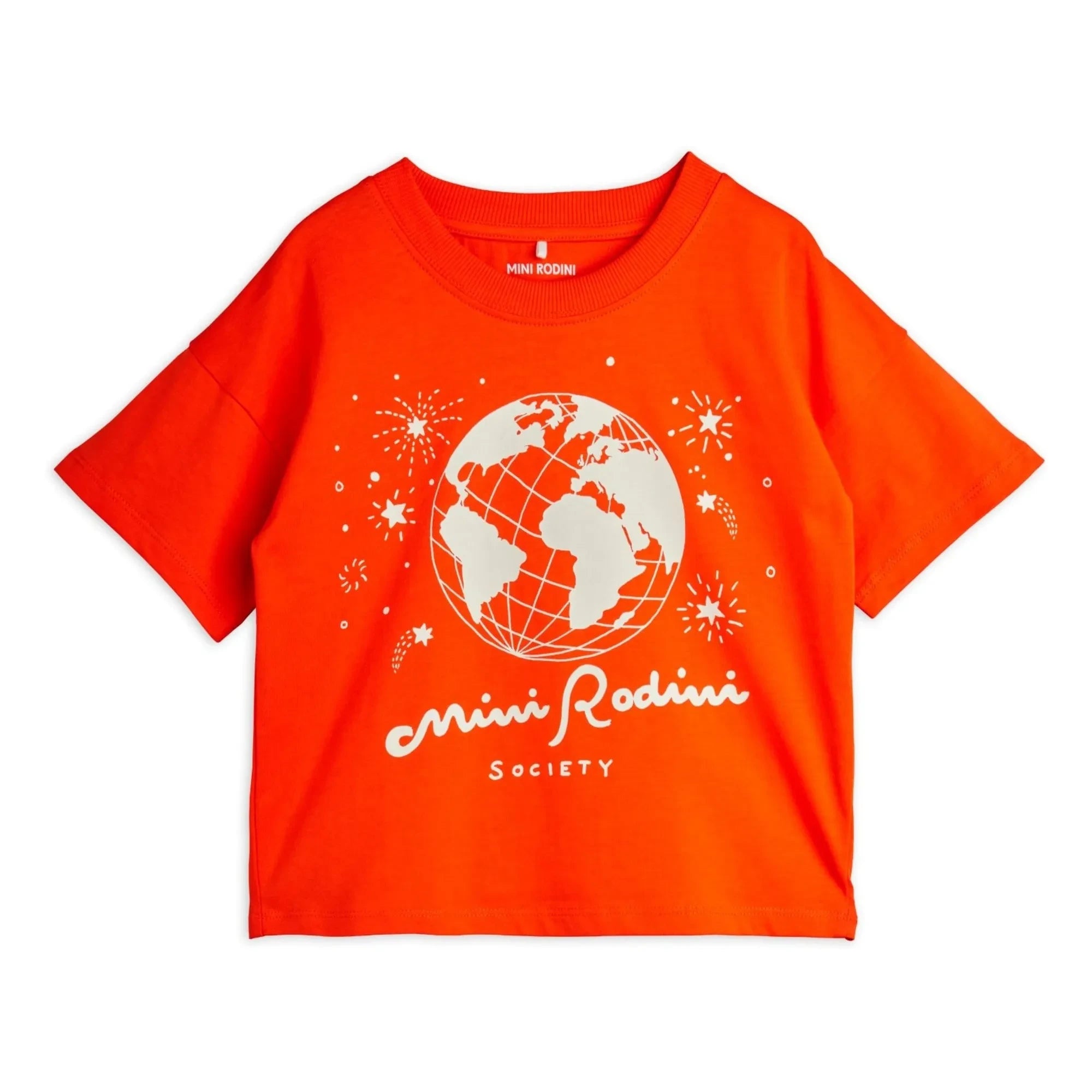 Mini Rodini - Camiseta de algodón orgánico Mini Rodini | Rojo