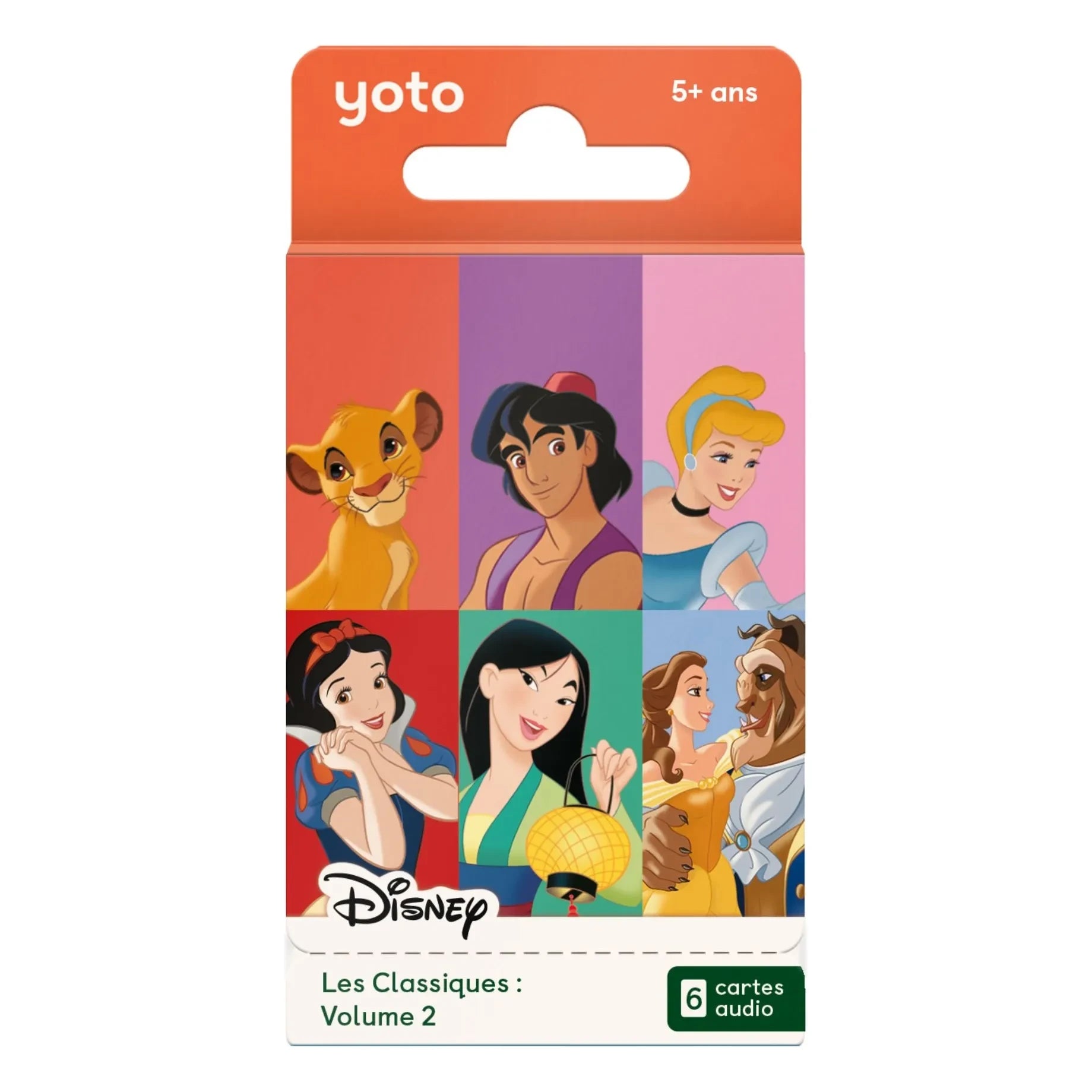Yoto Player - Clásicos de Disney Vol. 2 - Pack de 6 cartas