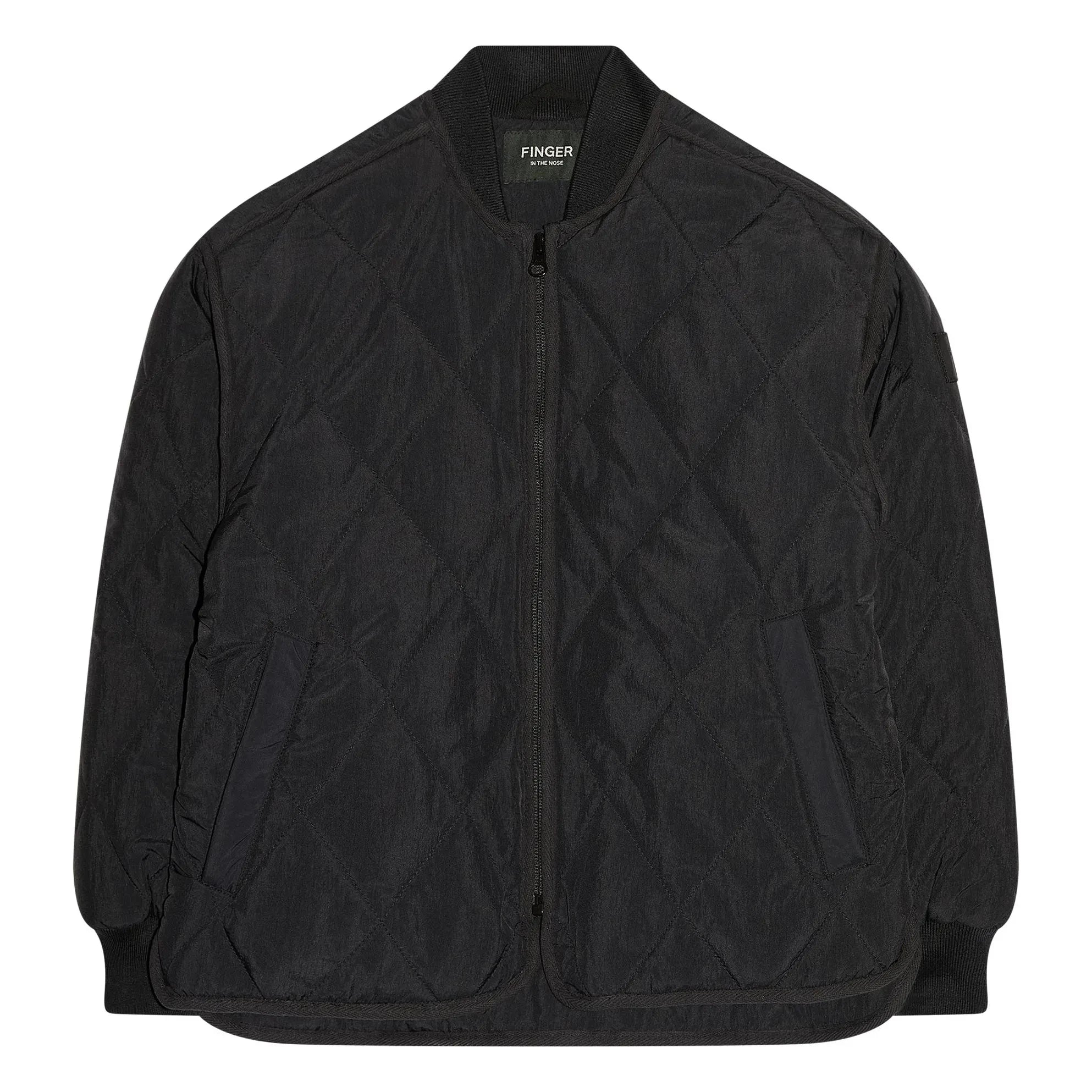 Finger in the nose - Bomber acolchado Braidy | Negro