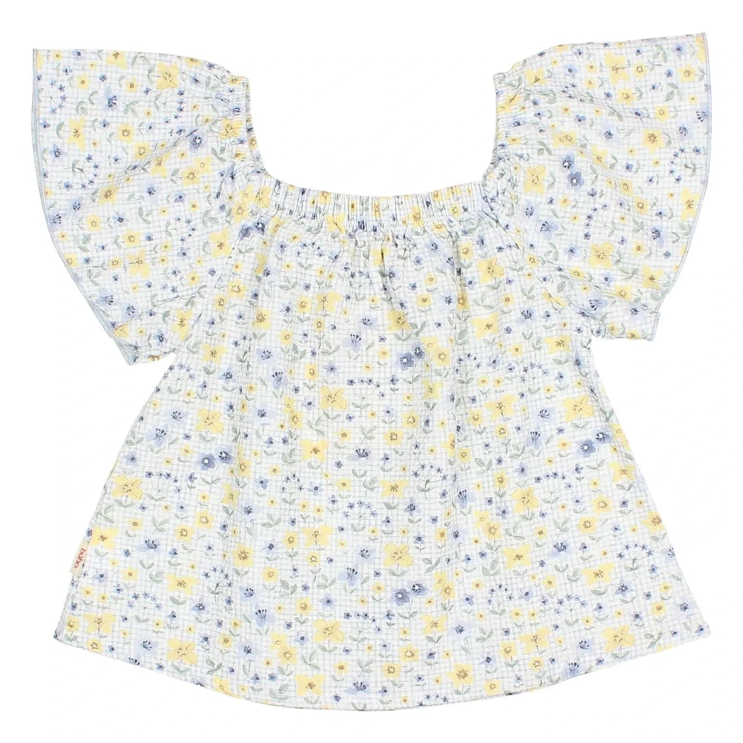 Búho - Blusa de chintz floreada | Azul claro