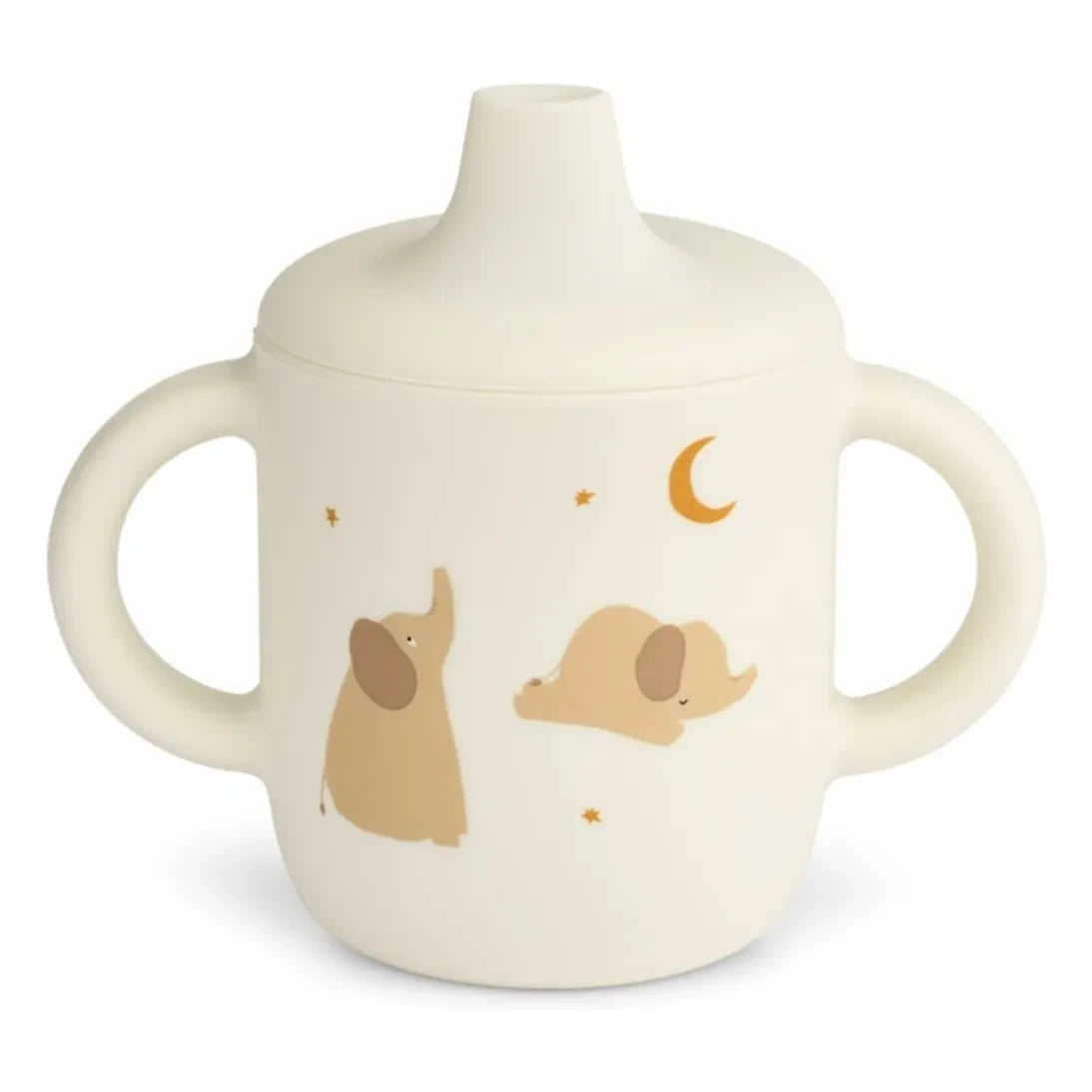 Vaso de entrenamiento de silicona Liewood - Neil | Elephant/Creme de la creme