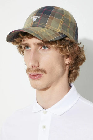 Gorra de Visera de Algodón Barbour Tartan Sports