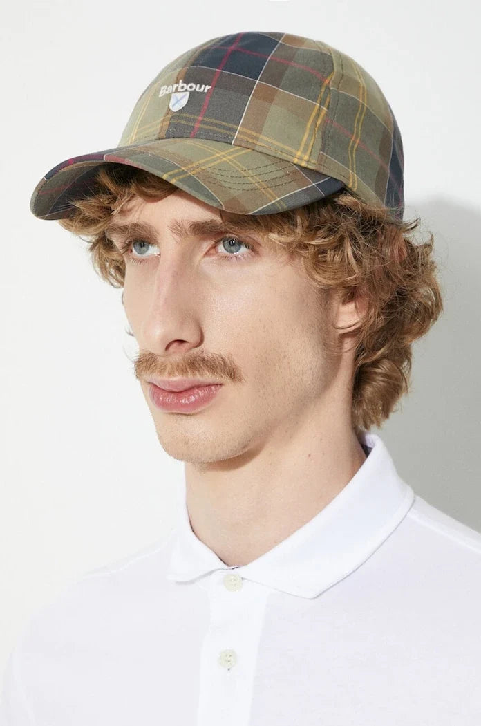 Gorra de Visera de Algodón Barbour Tartan Sports