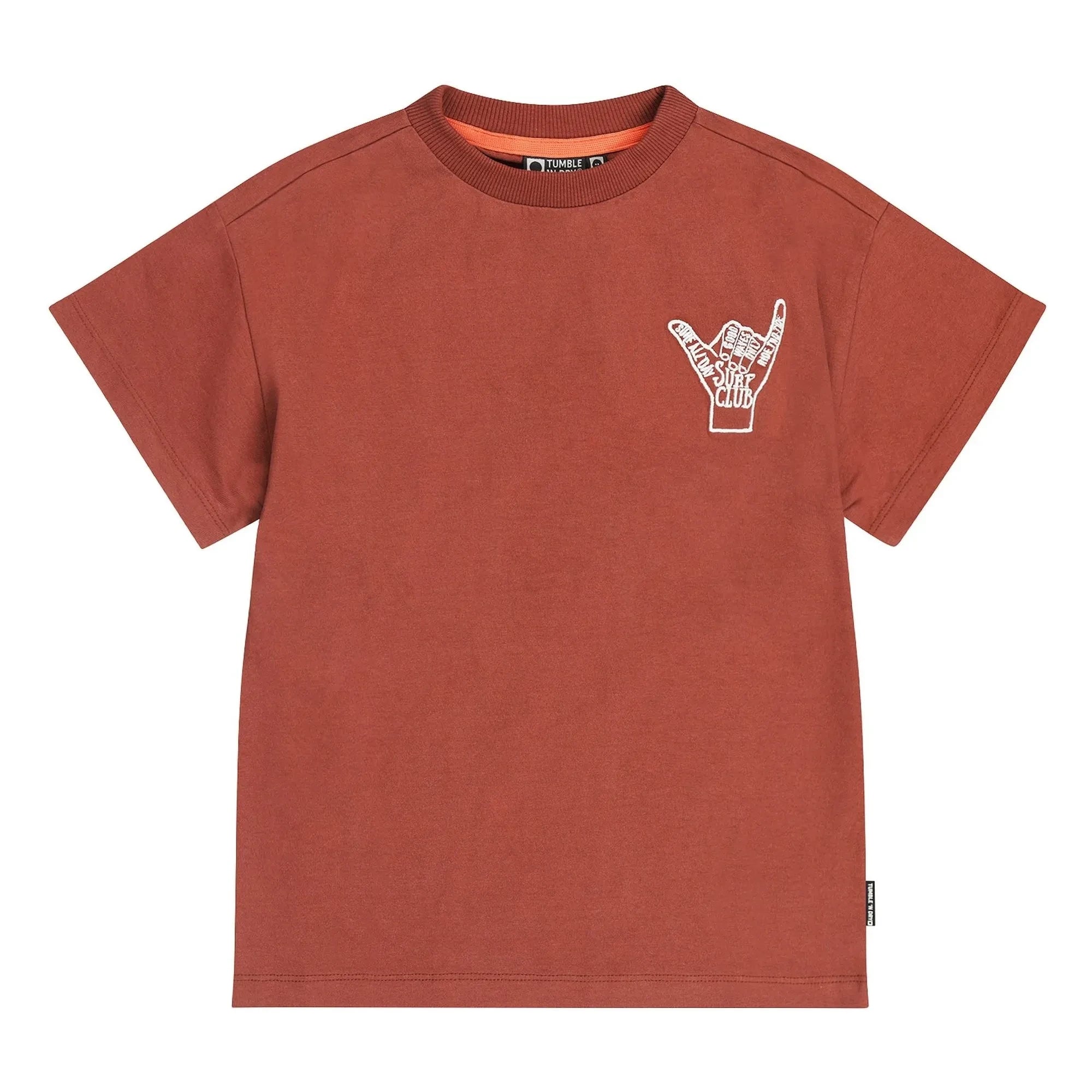 Tumble N'Dry - Camiseta oversize de algodón reciclado Port Douglas | Óxido