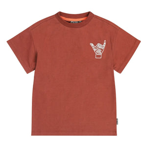 Tumble N'Dry - Camiseta oversize de algodón reciclado Port Douglas | Óxido
