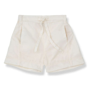 1+ en la familia - Pantalones cortos popelín Tramuntana | Blanco