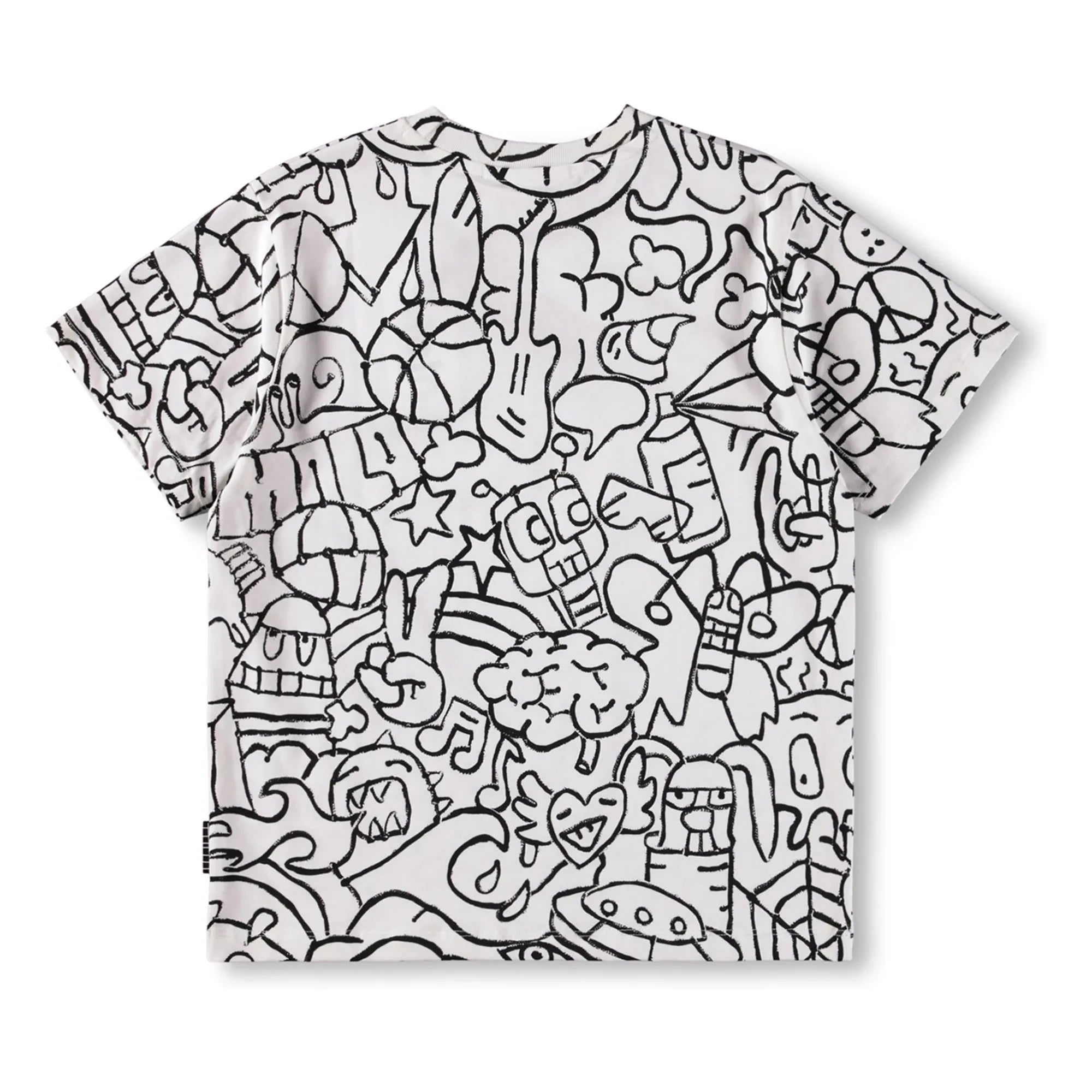 Molo - Rodney Doodles Camiseta de algodón orgánico | Blanco