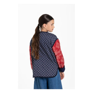 Cien Piezas - Chaqueta Bandana Malya | Azul Índigo